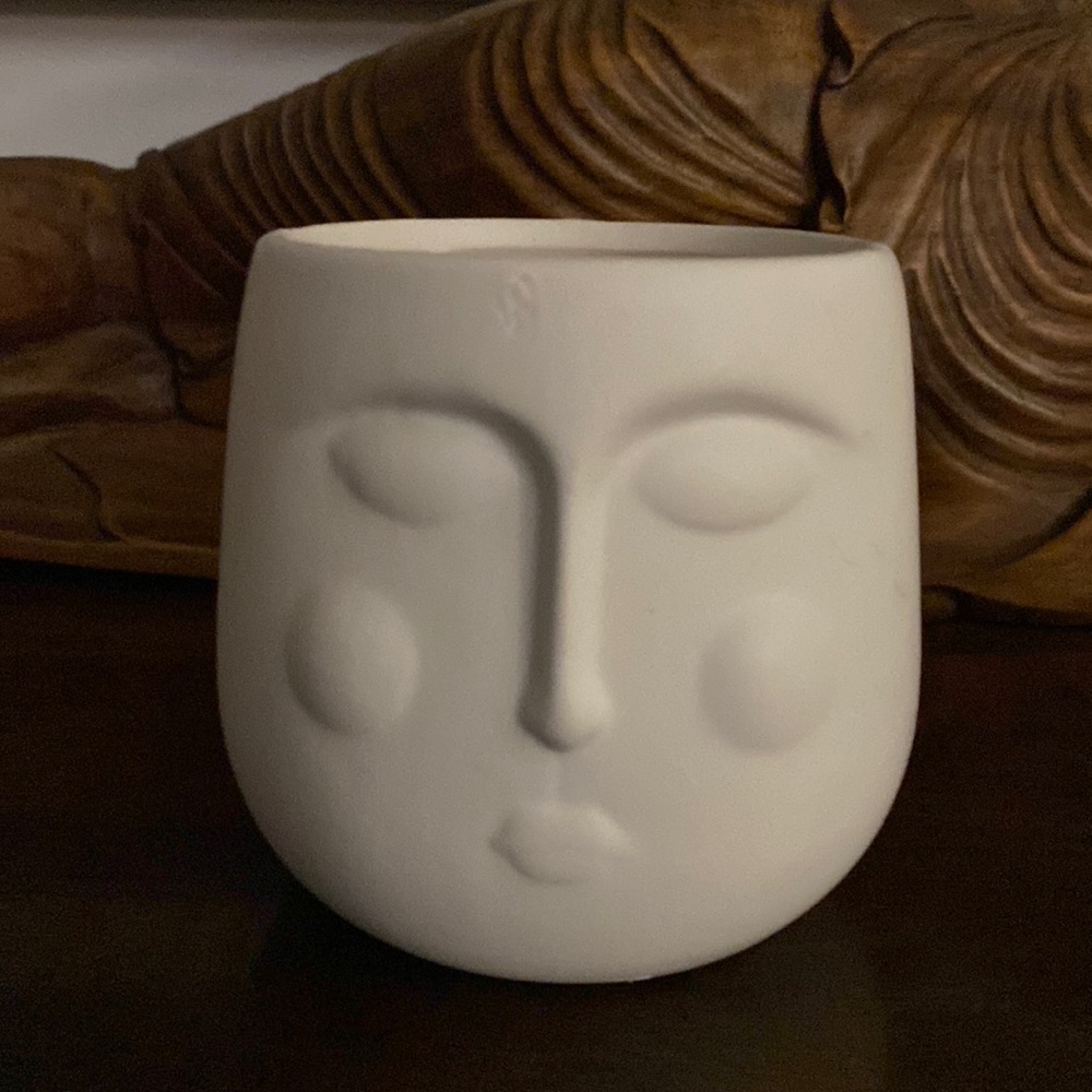 Adorable Ceramic planter pot  with face